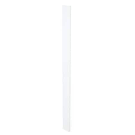 White Gloss Slab Style Kitchen Cabinet Filler (3 In W X 0.75 In D X 34.5 In H)